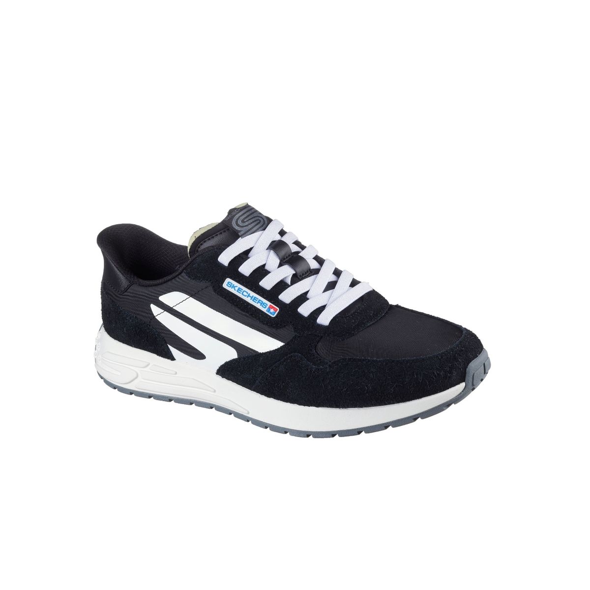 SKECHERS - Tenis Skechers USA Street Wear para Hombre Retro Jogger Negro