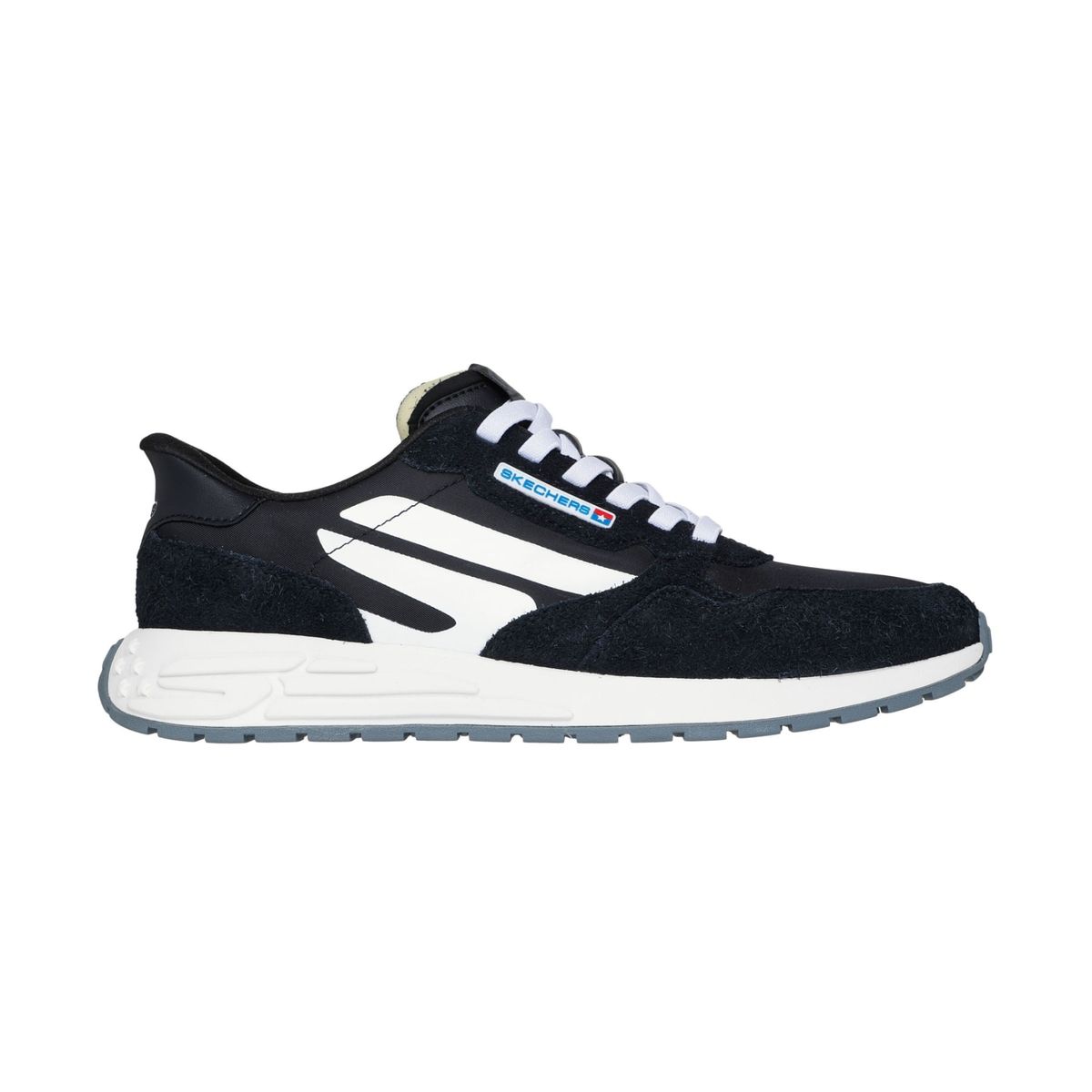 SKECHERS - Tenis Skechers USA Street Wear para Hombre Retro Jogger Negro