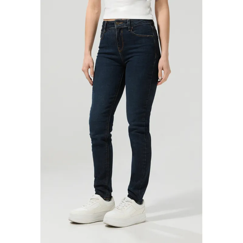 KOAJ - KOAJ Jean azul intenso tipo jegging ceñido con tiro alto