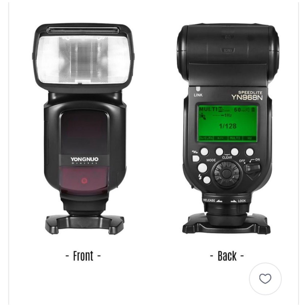 YONGNUO - Yongnuo YN968N TTL Para Nikon Camara Flash Inalambrico