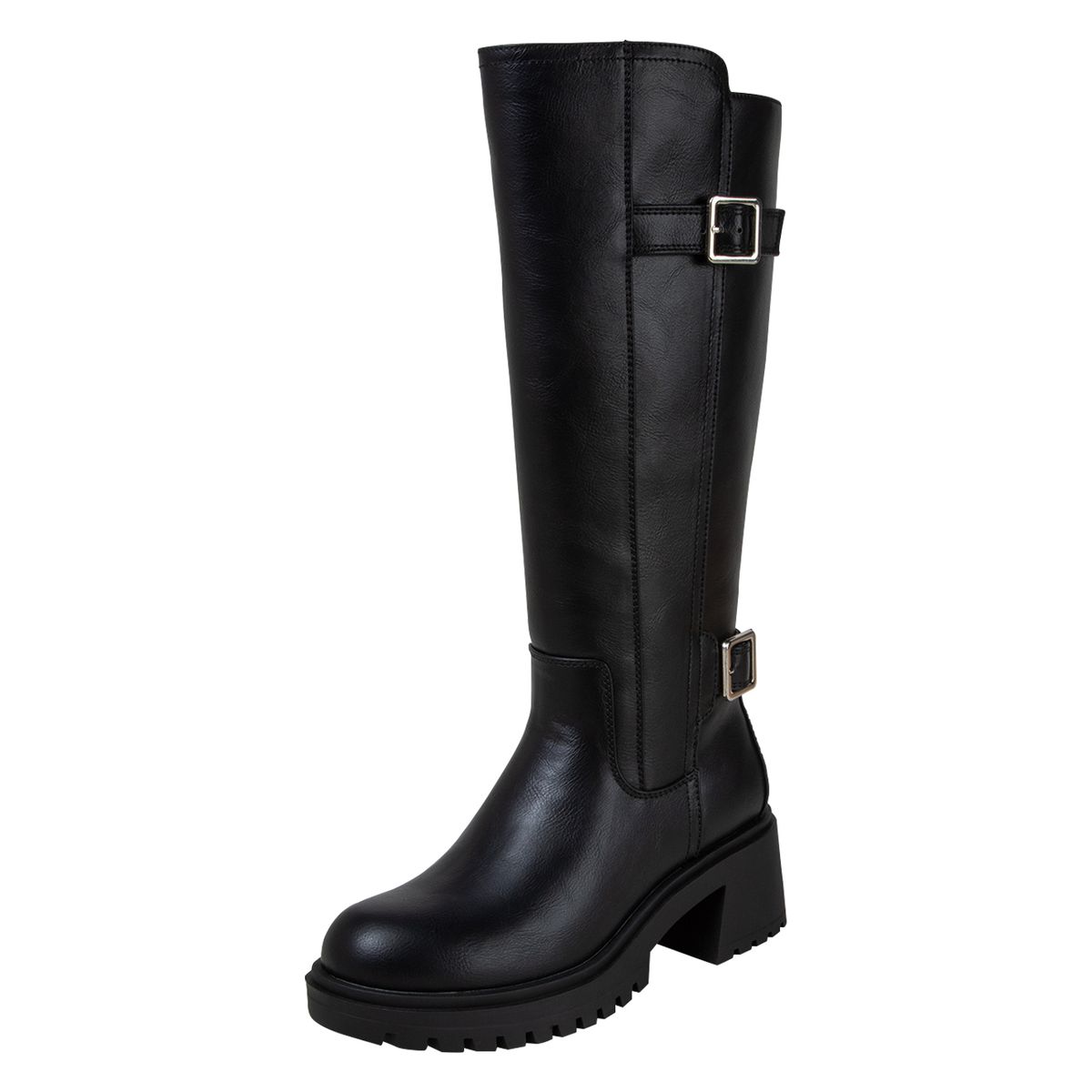 GENERICO - Botas De Moto Auntie Para Mujer Negro Brash 199822