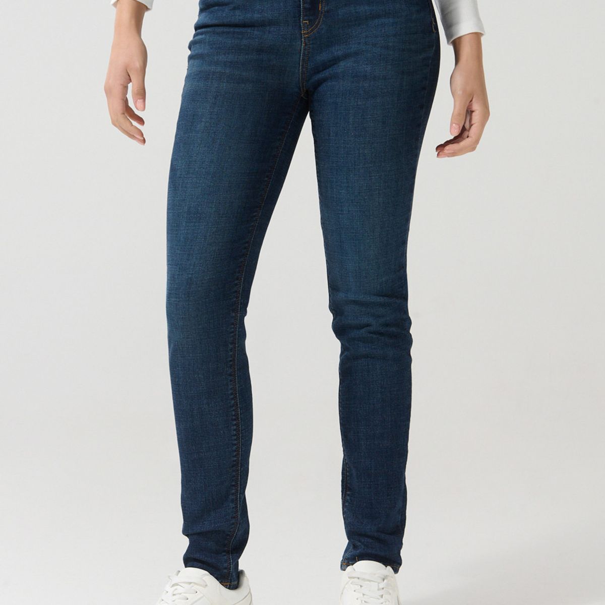 KOAJ - KOAJ Jean jegging ajustado azul oscuro con súper tiro alto Mujer