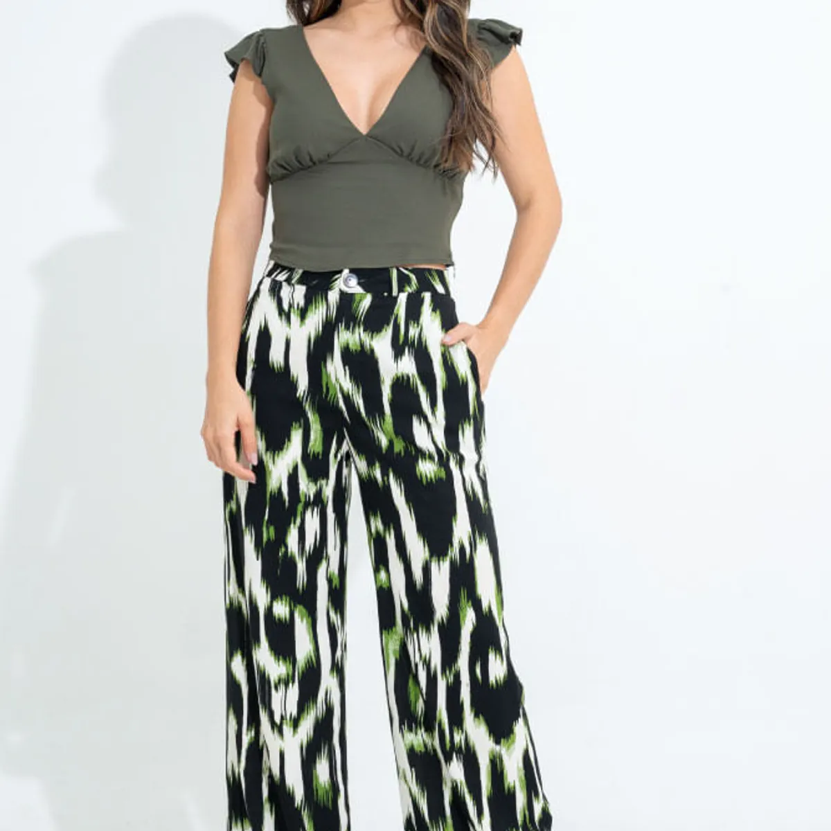 RAGGED - Pantalon arizona Verde olivo Ragged