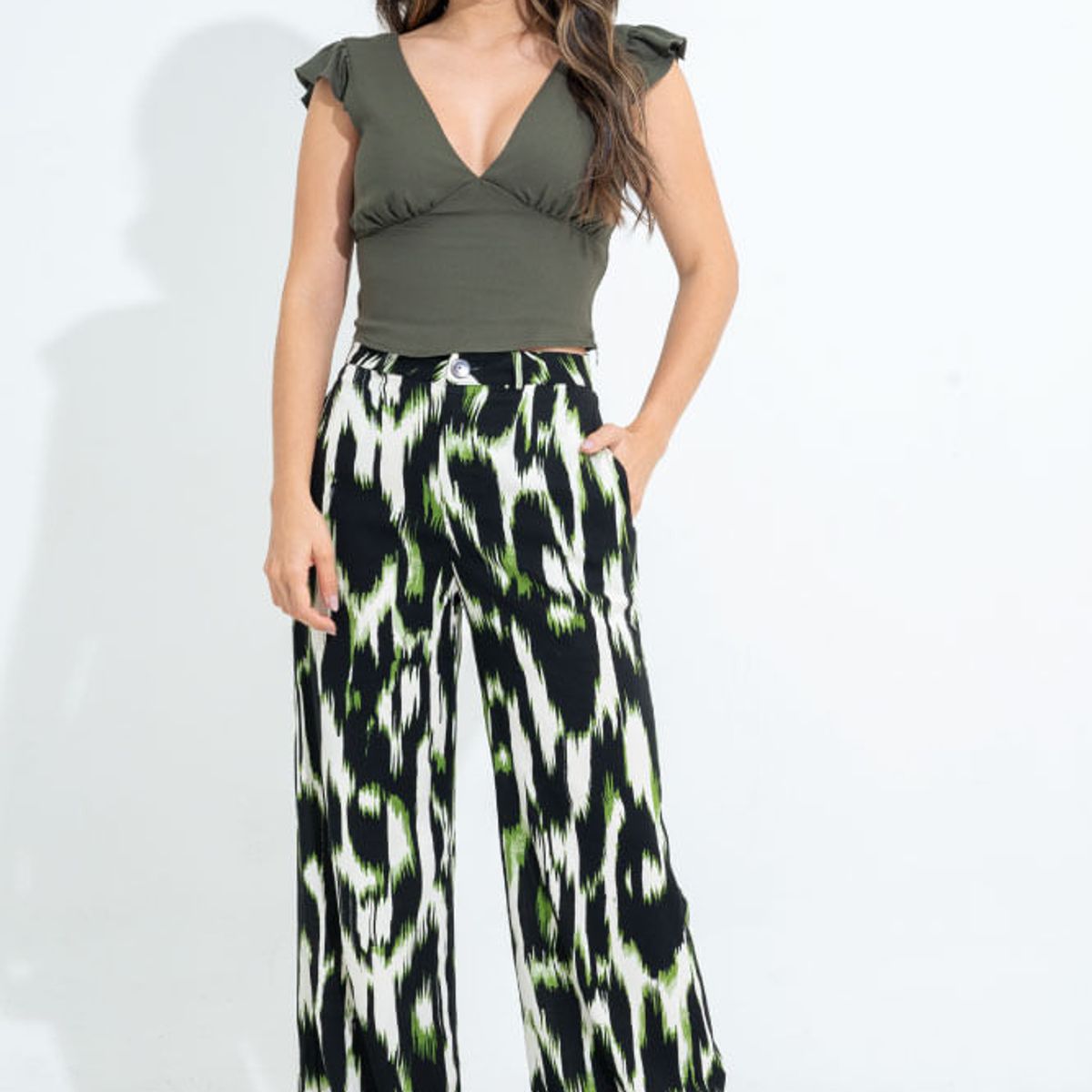 RAGGED - Pantalon arizona Verde olivo Ragged