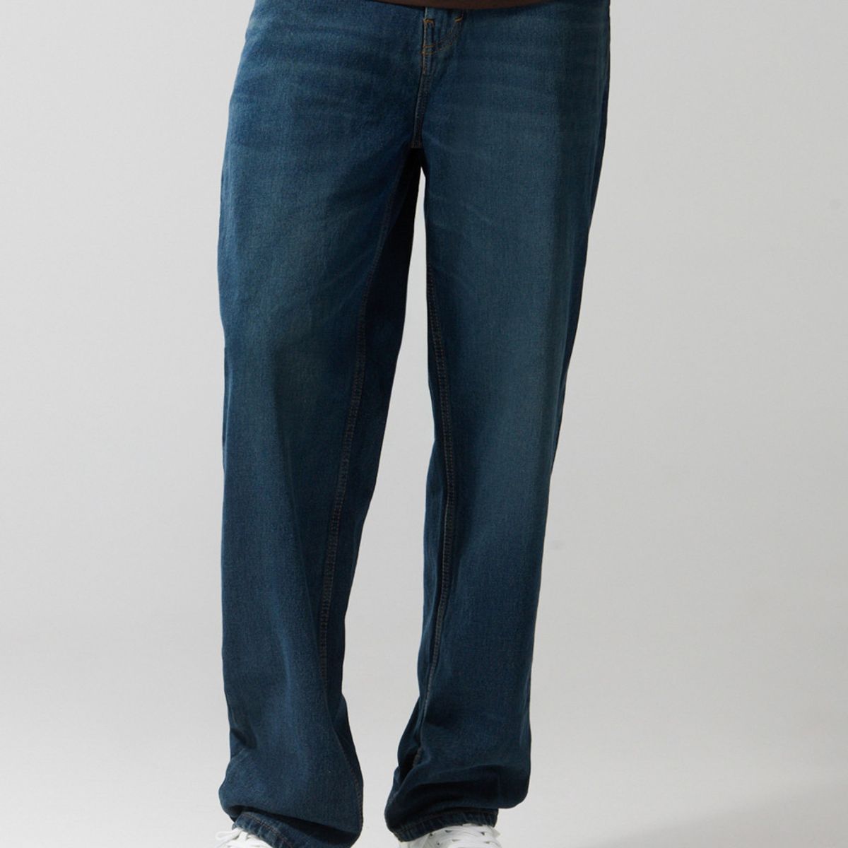 KOAJ - KOAJ Jean 90´S azul oscuro con tiro medio, bota ancha y bols