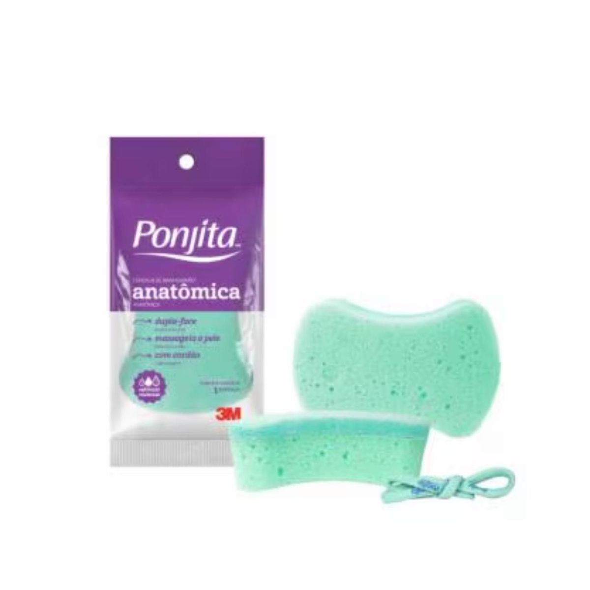 3M - Estropajo Anatomica Verde 24 Ponjita 3M