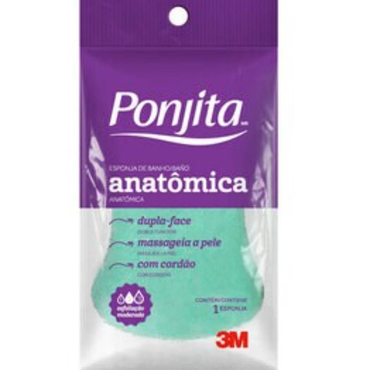 3M - Estropajo Anatomica Verde 24 Ponjita 3M