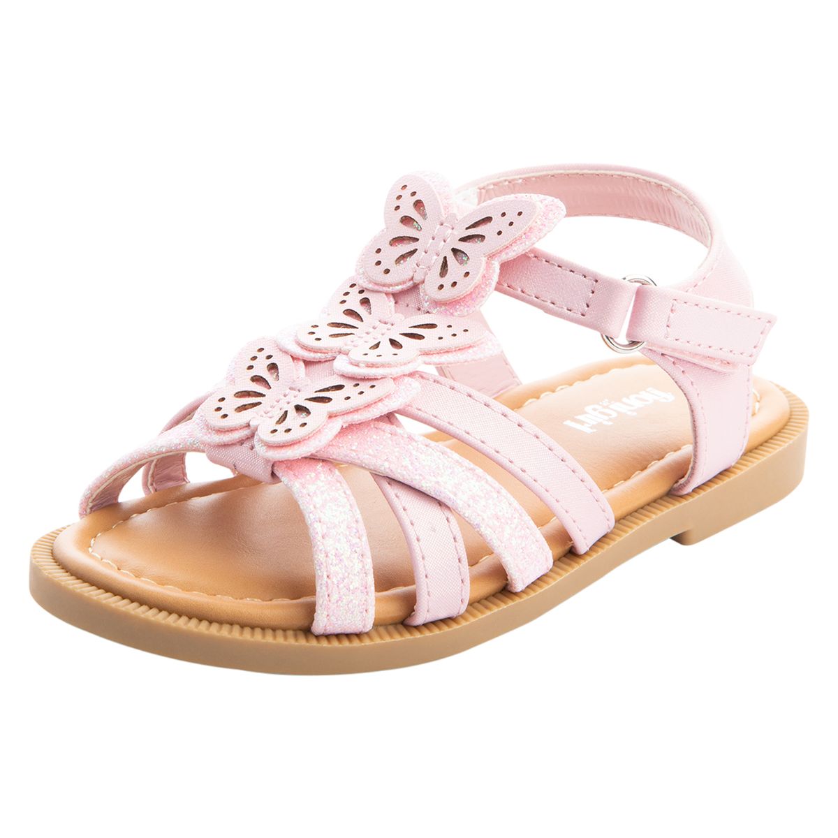 FIONI - Sandalias Planas Con Diseño De Mariposa Para Niña Pequeña Rosa Fioni 199420