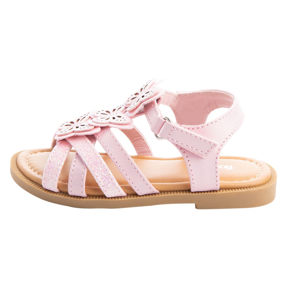 FIONI - Sandalias Planas Con Diseño De Mariposa Para Niña Pequeña Rosa Fioni 199420