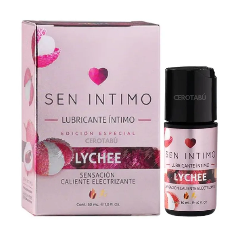 SEN INTIMO - Lubricante Caliente Electrizante Sen Intimo Lychee 30 mL