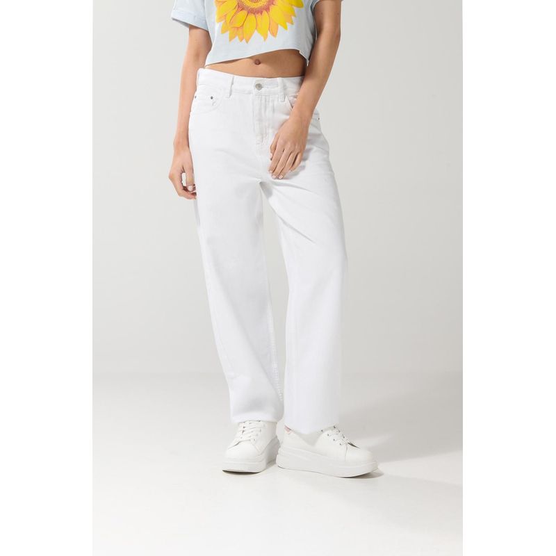 KOAJ - KOAJ Pantalon jean balloom 5 bolsillos carpintero para mujer Mujer