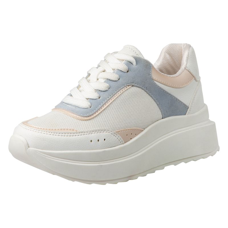 GENERICO - Zapatos Casuales Tipo Sneaker Para Mujer Blanco Brash 199168