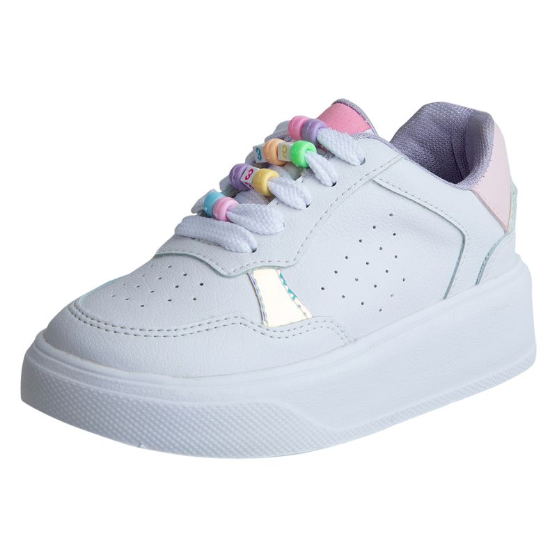 SMARTFIT - Zapatos Casuales Con Adornos Para Niña Blanco Smartfit 199207