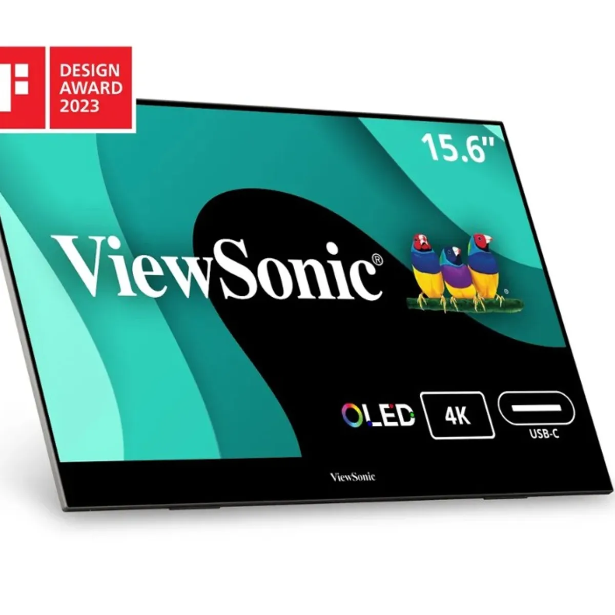 VIEWSONIC - Monitor Portátil Viewsonic Vx1655-4k Ips 15.6 Negro