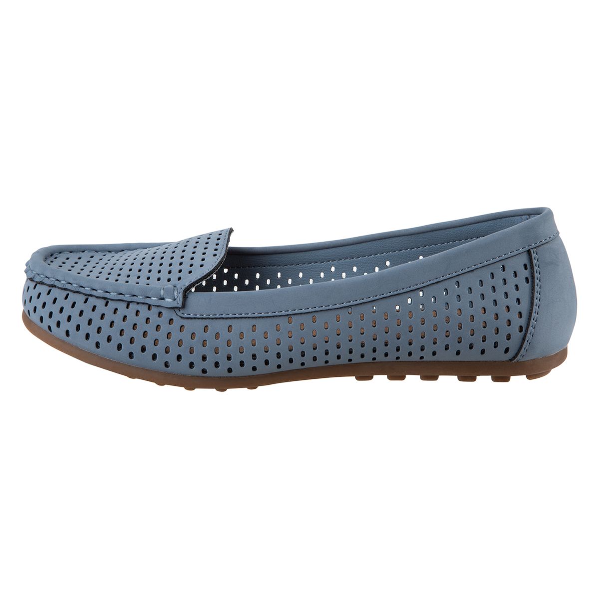 COMFORT PLUS - Zapatos Casuales Freya Tipo Mocasín Para Mujer Azul Claro Comfort Plus 199133