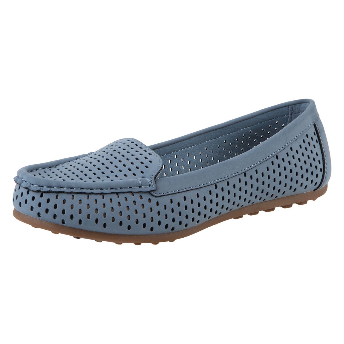 COMFORT PLUS - Zapatos Casuales Freya Tipo Mocasín Para Mujer Azul Claro Comfort Plus 199133