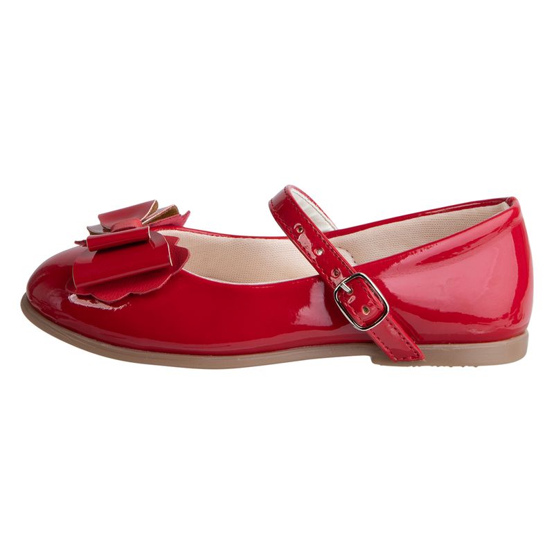 SMARTFIT - Zapatos Casuales Con Lazo Para Niña Pequeña Rojo Smartfit 199201