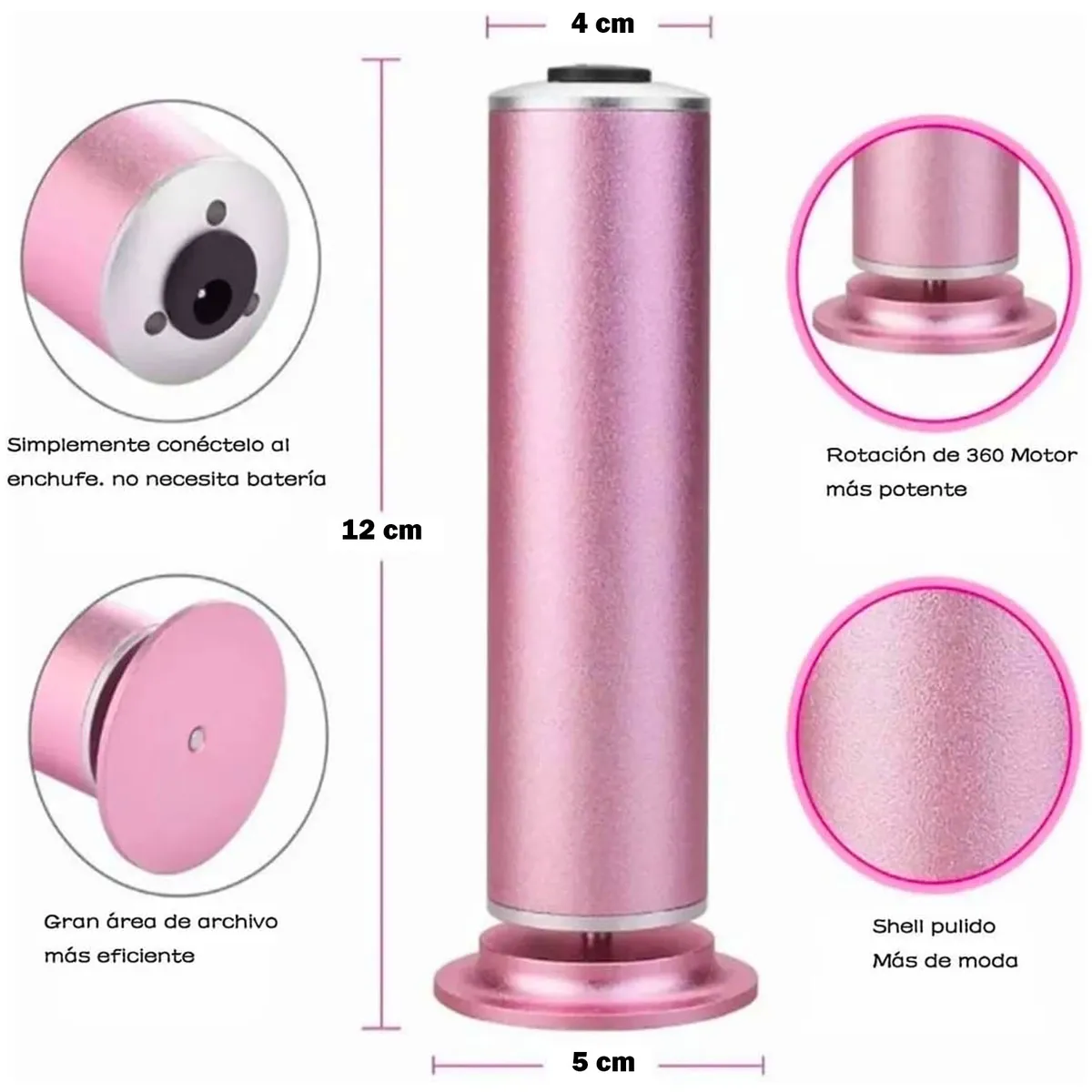 ONE PIXEL - Removedor De Callos Limpiador De Pies Eléctrico Discos Repuesto