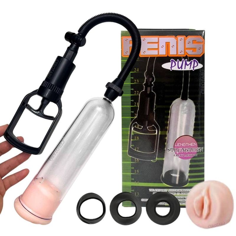 GENERICO - Bomba Crecimiento Pene + Vgina Masturbador Soldier