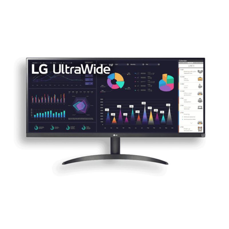 LG - Monitor Led Lg 34″ Ips Full Hd 100hz 34wq500-B Ultrawide