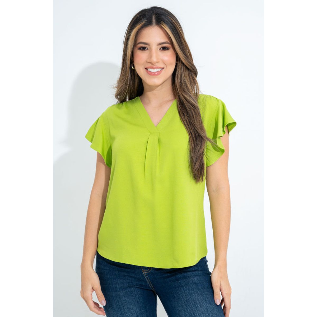 RAGGED - Blusa makeno Verde manzana Ragged