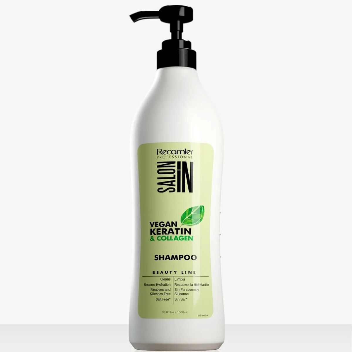 RECAMIER - Shampoo Vegan Keratin & Collagen Recamier 1000 ml