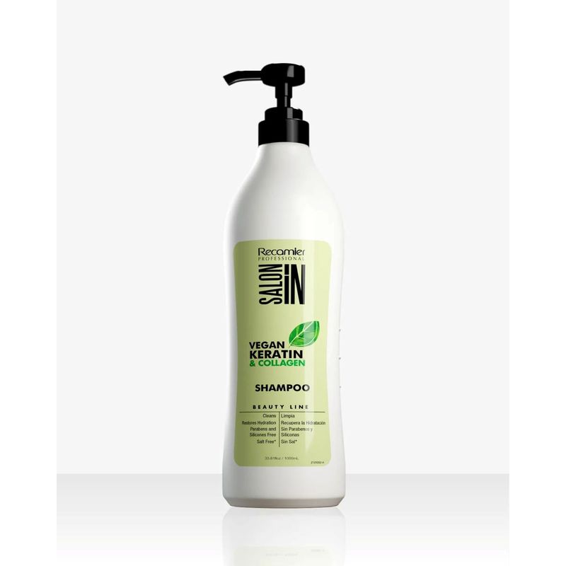 RECAMIER - Shampoo Vegan Keratin & Collagen Recamier 1000 ml