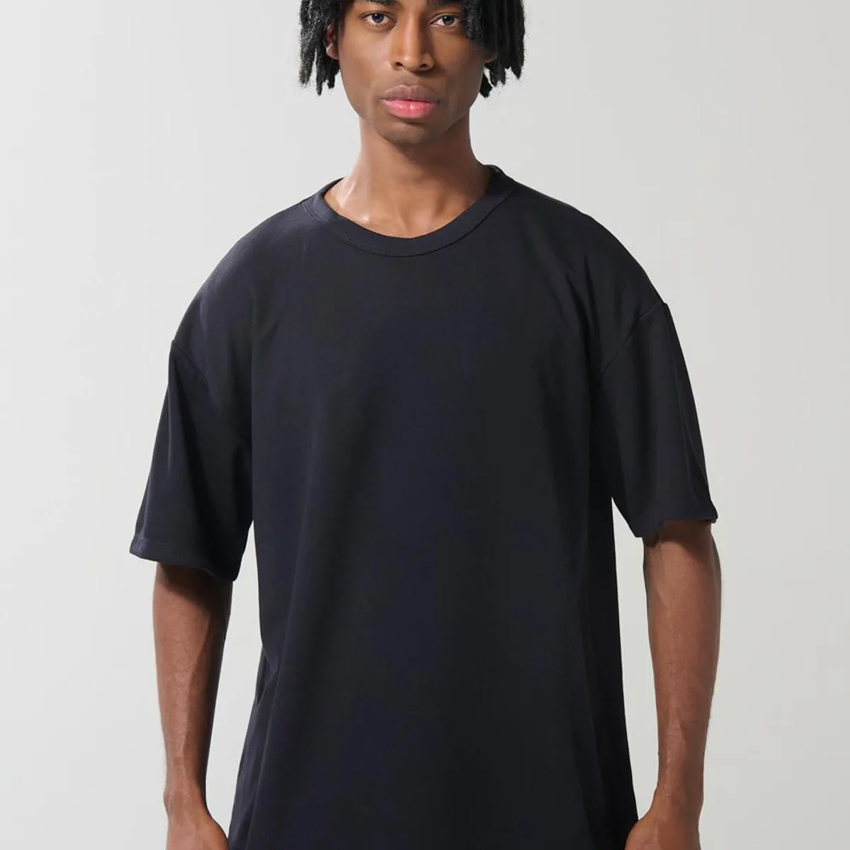 KOAJ - KOAJ Camiseta manga corta oversize con textura HOMBRE