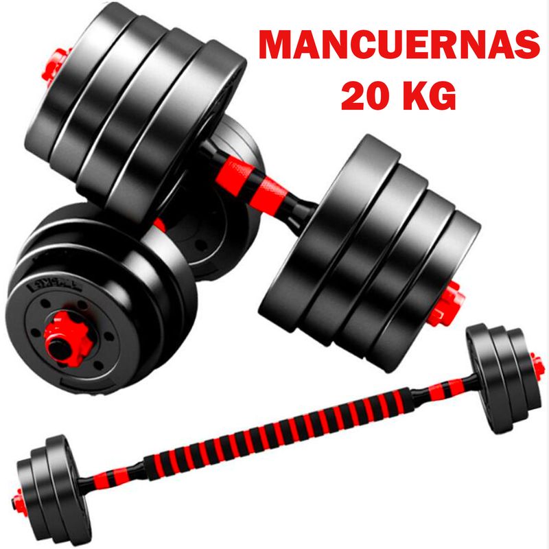 Mancuernas Pesas Ajustables En Ejercicio En Casa 20kg ONE