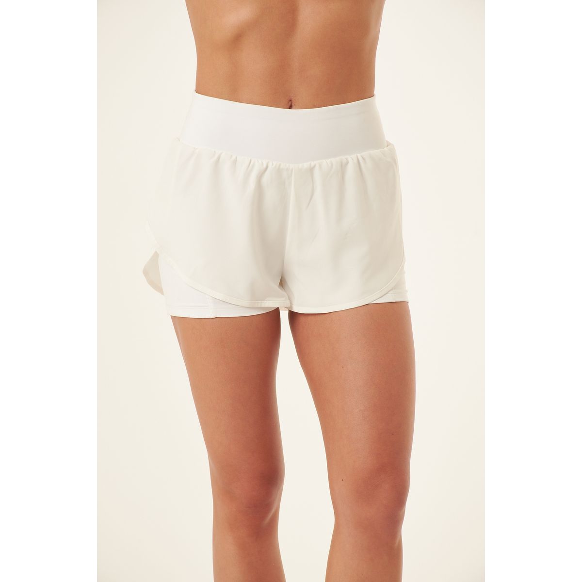BELIFE - Short deportivo con ciclista interno para mujer