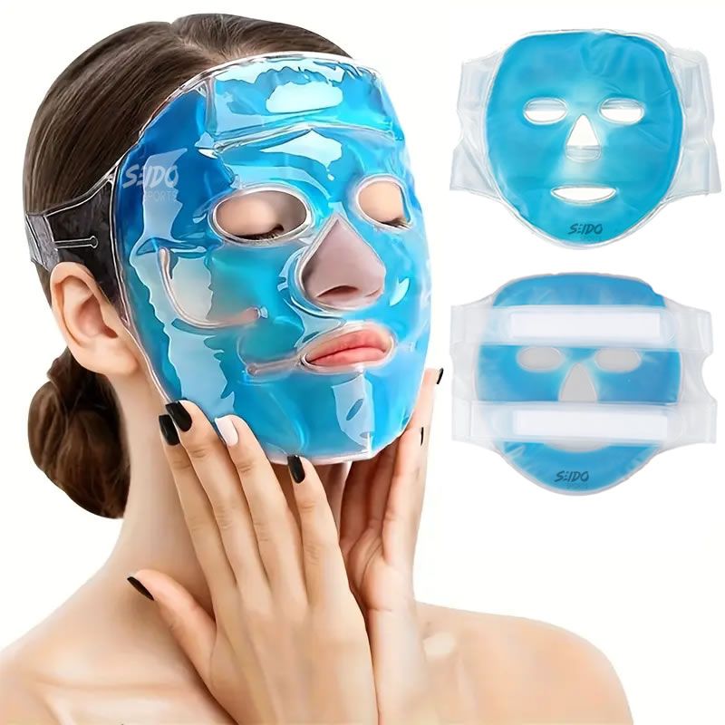GENERICO - Mascara Facial Relajante Gel Frio Calor Cansancio Estres