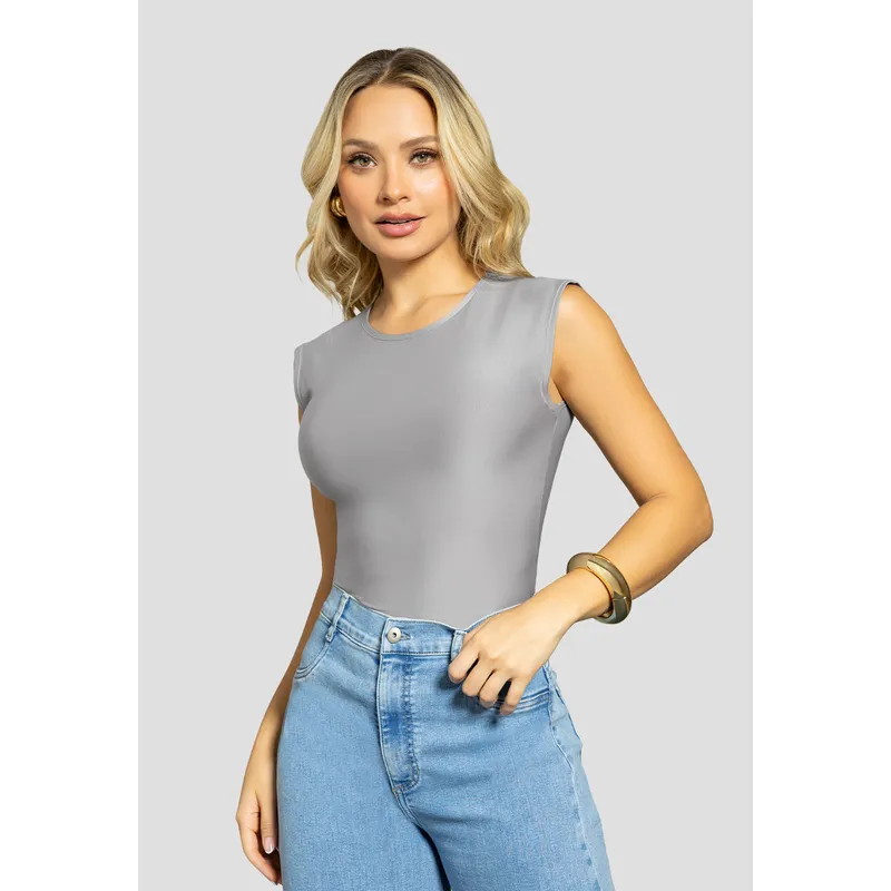 MARKETING PERSONAL - Blusa Mujer Gris Claro Mp 112213