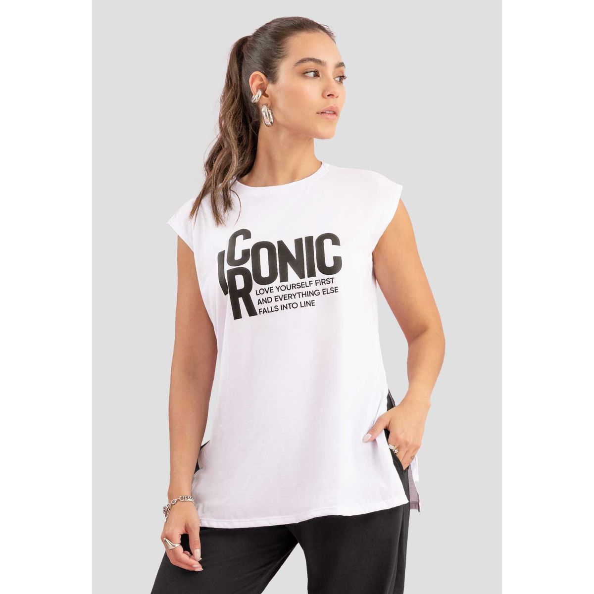 ATYPICAL - Blusón Mujer Blanco Atypical 111952