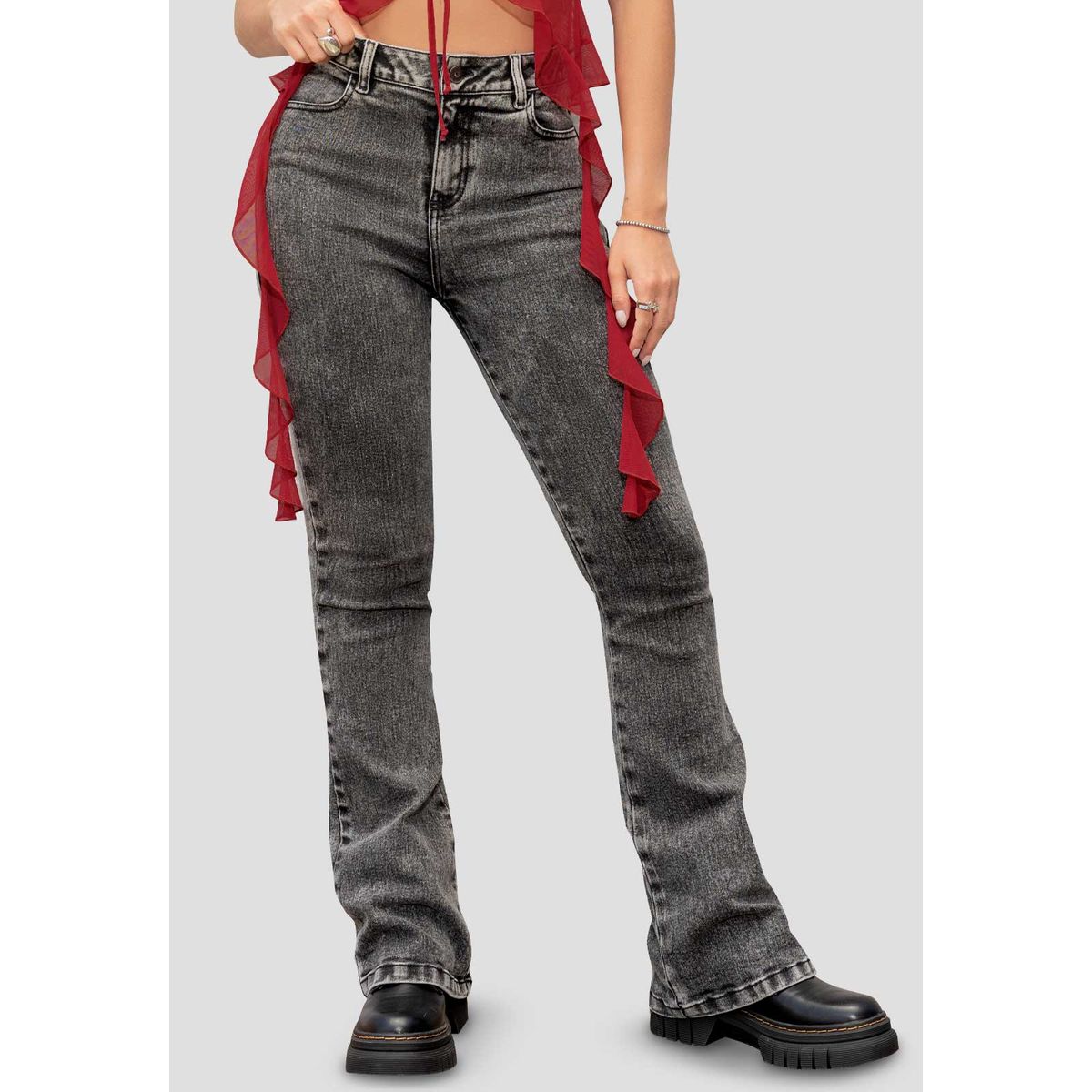 ATYPICAL - Jean Mujer Negro Atypical 111862