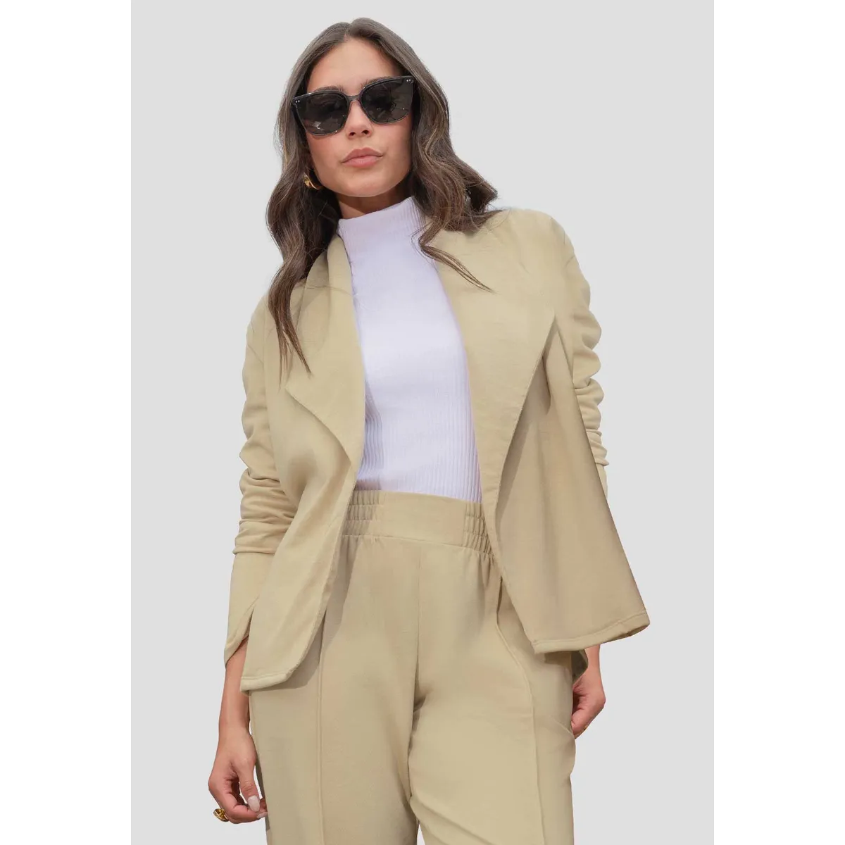 ATYPICAL - Blazer Mujer Latte Atypical 111954