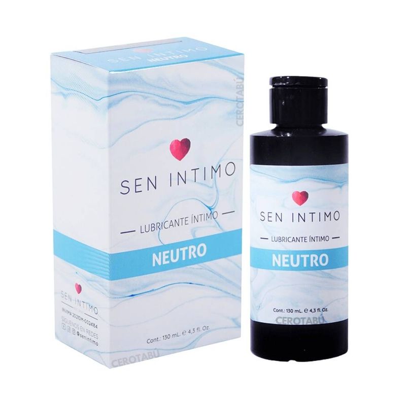 SEN INTIMO - Lubricante Intimo Neutro Natural A Base De Agua 130 ml