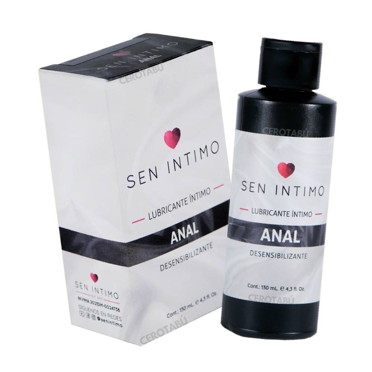SEN INTIMO - Lubricante Dilatador Anestésico Anal Sen Intimo 130 ml