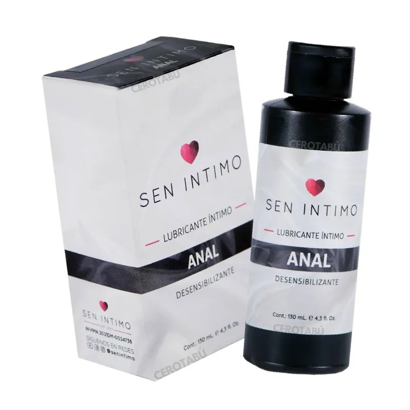 SEN INTIMO - Lubricante Dilatador Anestésico Anal Sen Intimo 130 ml
