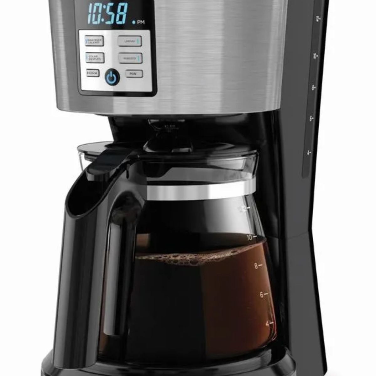 BLACK+DECKER - Cafetera Black+Decker Programable 12 tazas, Filtro