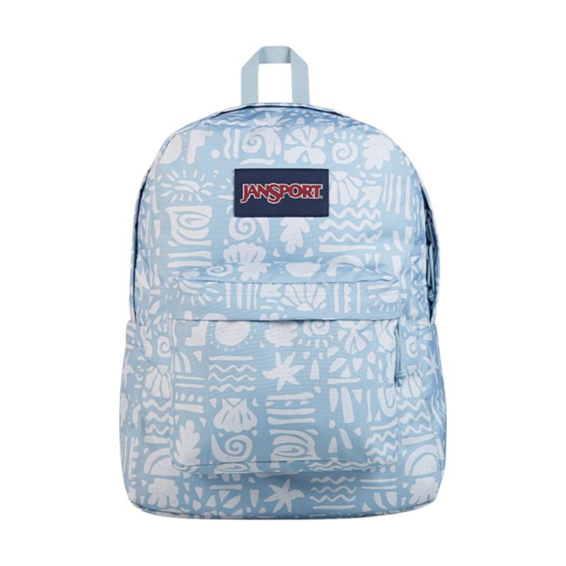 JANSPORT - Morral Jansport Superbreak Plus Mujer-Azul/Blanco