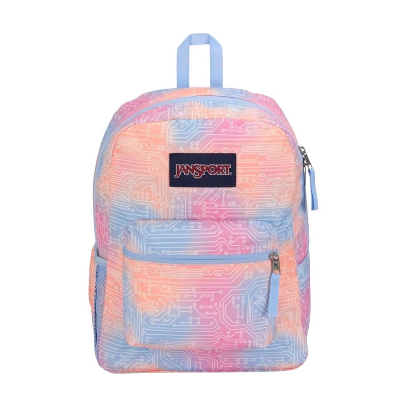 JANSPORT - Morral Jansport Cross Town Mujer-Rosa/Naranja