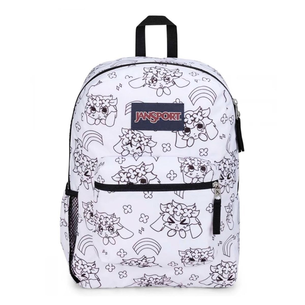 JANSPORT - Morral Jansport Cross Town Mujer-Blanco/Negro