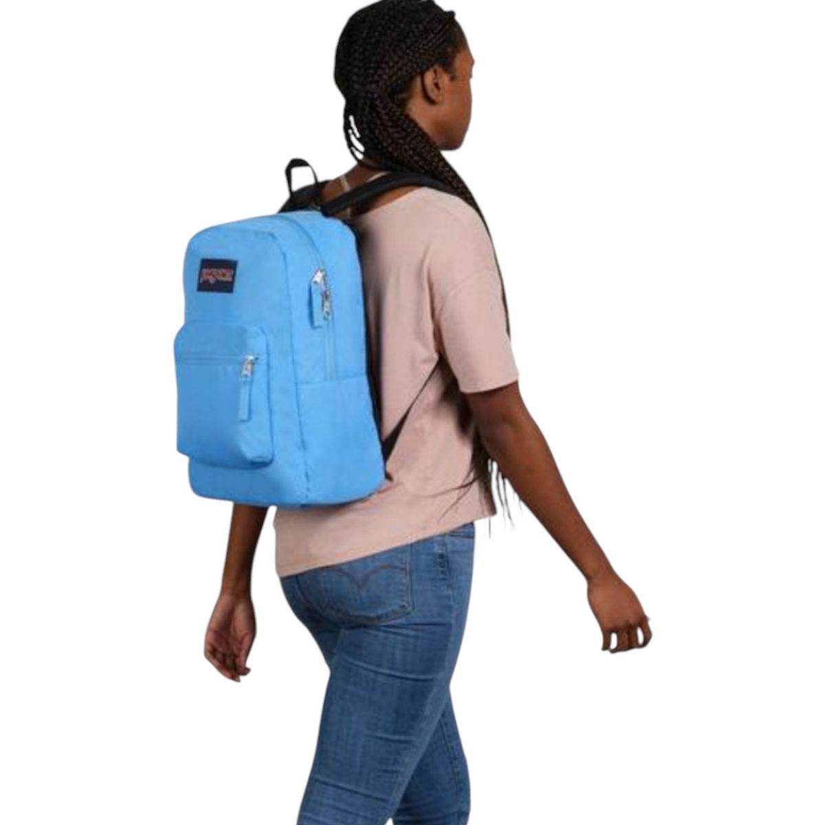 JANSPORT - Morral Jansport Cross Town Hombre-Azul/Negro