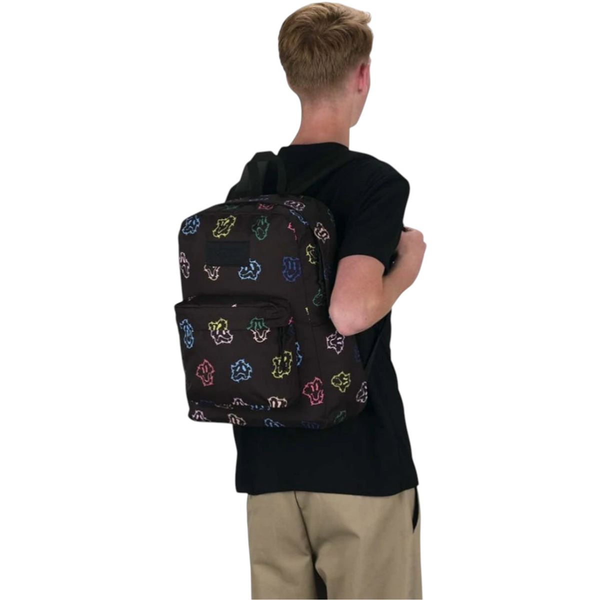 JANSPORT - Morral Jansport Superbreak Plus Mujer-Negro/Multicolor