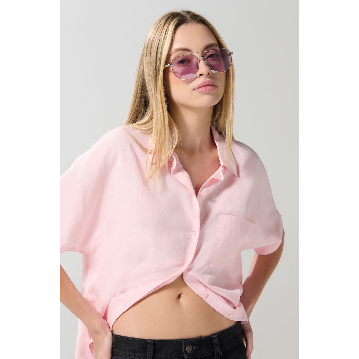KOAJ - KOAJ BLUSA KOAJ CAMISERA HOMBRO RODADO Mujer