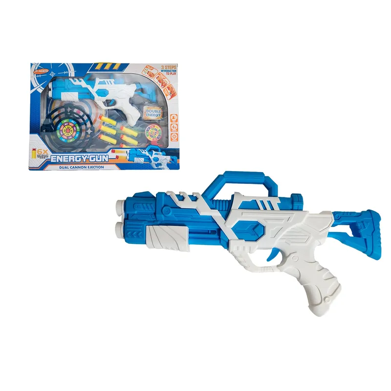GENERICO - Pistola Lanza Dardos Nerf + Tiro Al Blanco Gun Juguete Niños