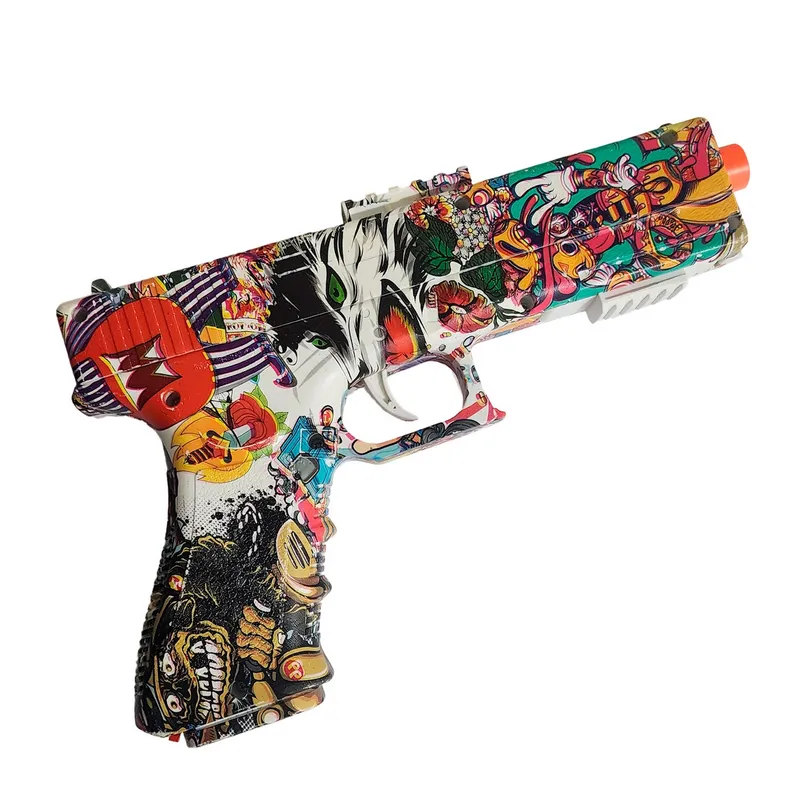 GENERICO - Pistola Grafiti Lanza Pelotas Hidrogel Recargable Juguete