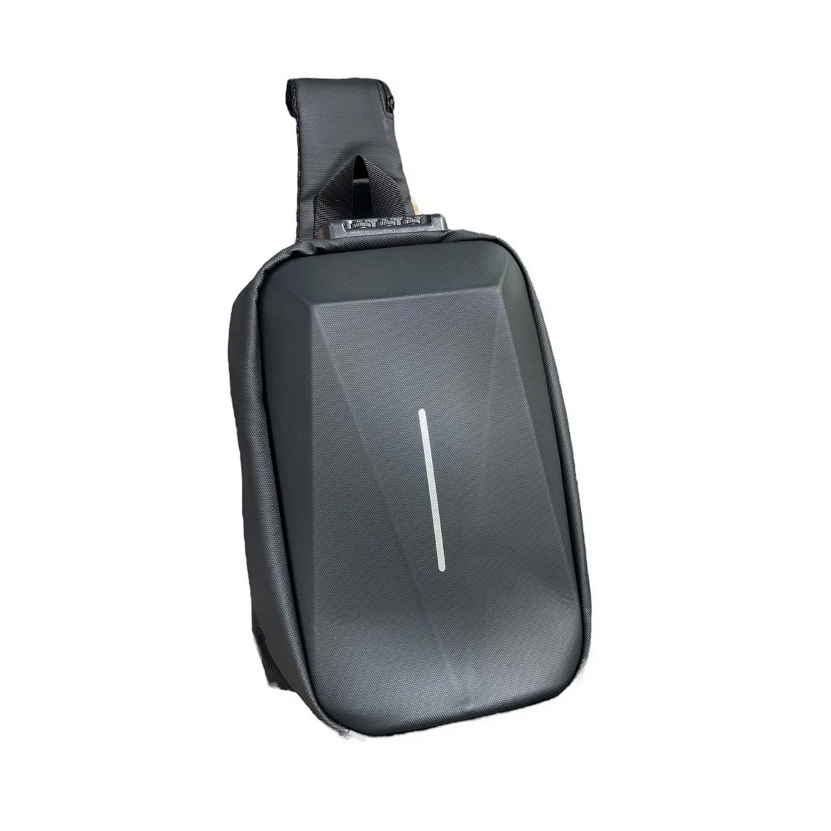 GENERICO - Bolso Cubierta Dura Traveling Pechero Para Hombre Con Clave