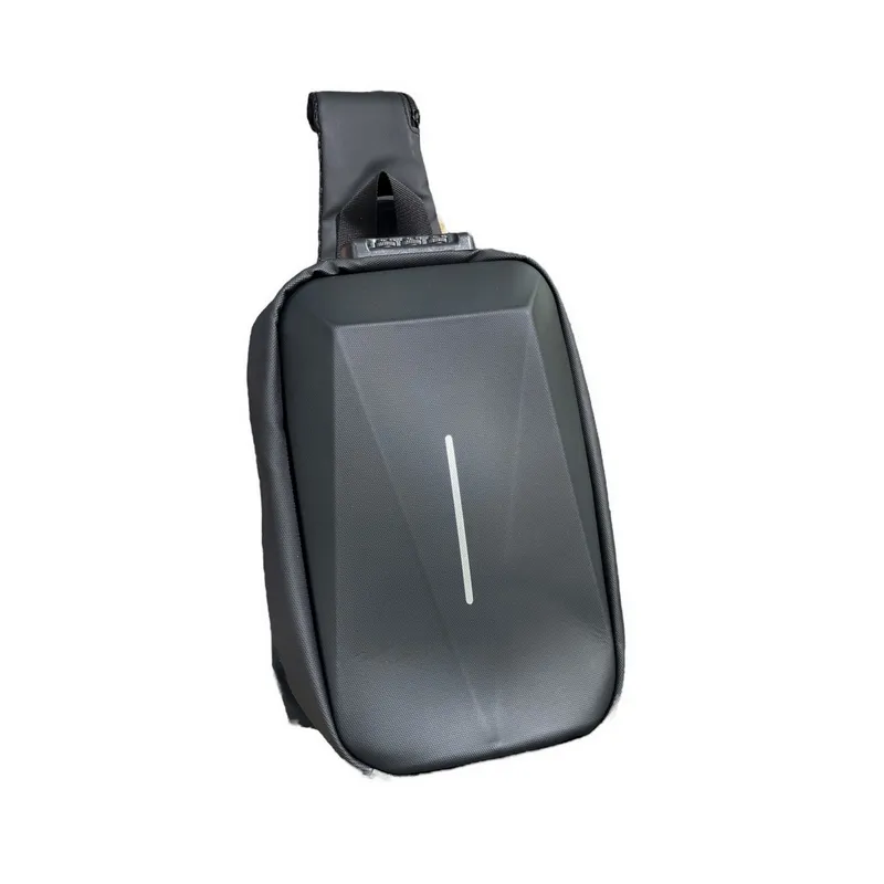 GENERICO - Bolso Cubierta Dura Traveling Pechero Para Hombre Con Clave