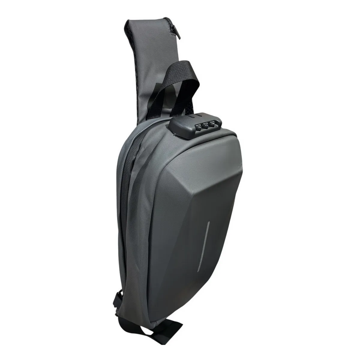 GENERICO - Bolso Cubierta Dura Traveling Pechero Para Hombre Con Clave